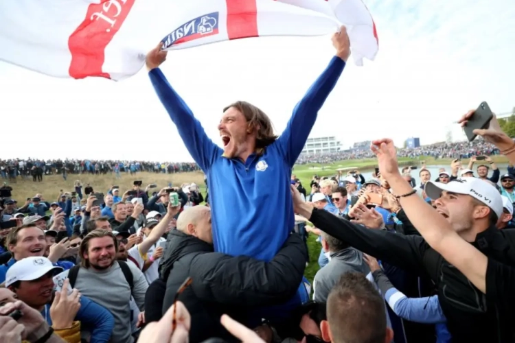 Europa blaast Amerika weg in Ryder Cup